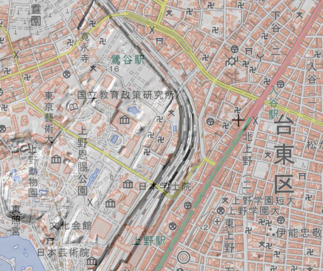 上野　地図