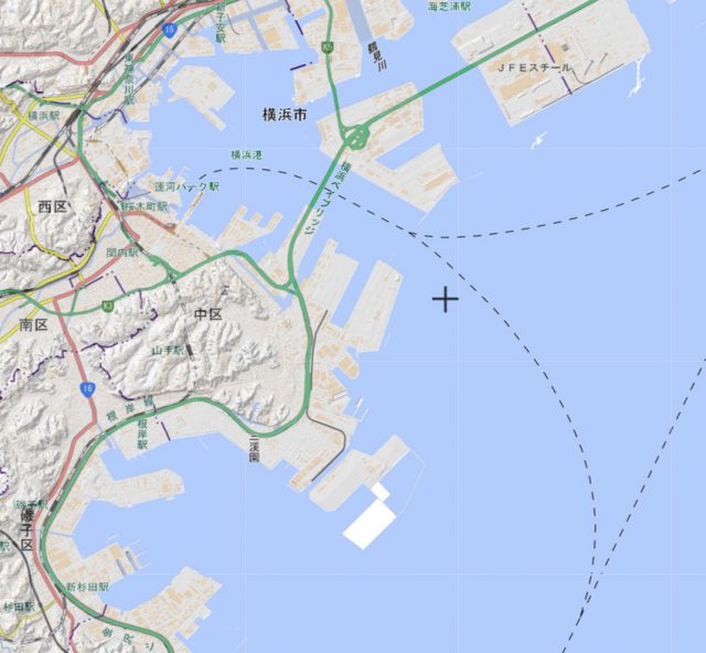 横浜市中区周辺